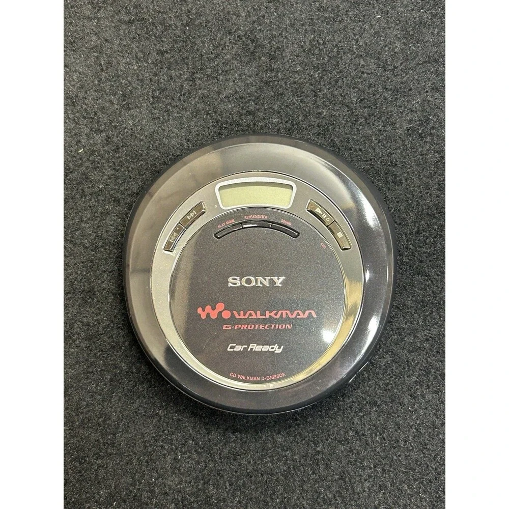 SONY WALKMAN PERSONAL CD PLAYER MODEL D-EJ626CK G PROTECTION CAR READY B-17